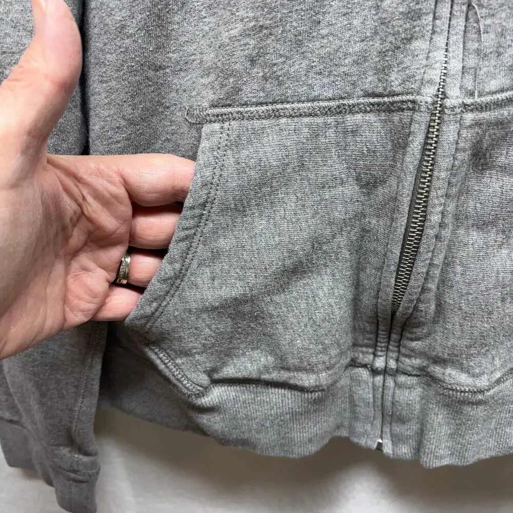 Polo Ralph Lauren Gray Full Zip Hoodie - Size‎ Medium
